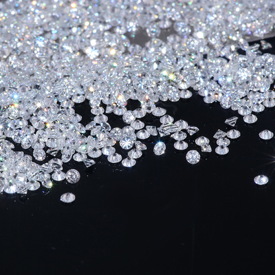 kopen Witte ronde vorm Lab gegroeide losse melee diamanten 0,7 tot 1,35 mm DEF Kleur VVS helderheid online manufacture