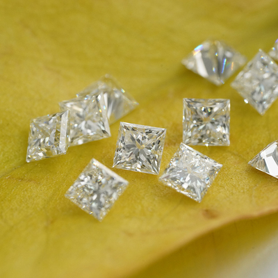 kopen Princess Cut White Melee Diamonds HPHT 1.8 tot 4.1mm 0.01 tot 0.47ct online manufacture