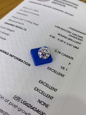 kopen 3.18CT F VS1 3EX CVD Synthetische diamantparen gesneden IGI-certificaat LG626434630 online manufacture