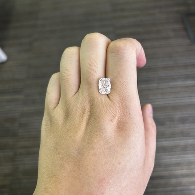 kopen 3.15CT VS1 H Verlengde kussensnij Lab gecreëerde diamanten online manufacture