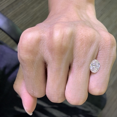 kopen 2.06ct Lab Made Diamonds Oval Cut CVD F Kleur VS2 Helderheid EX VG N online manufacture