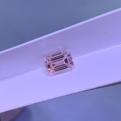 kopen 5.03 karaat smaragd gesneden CVD gemaakt roze diamant OEM ODM online manufacture