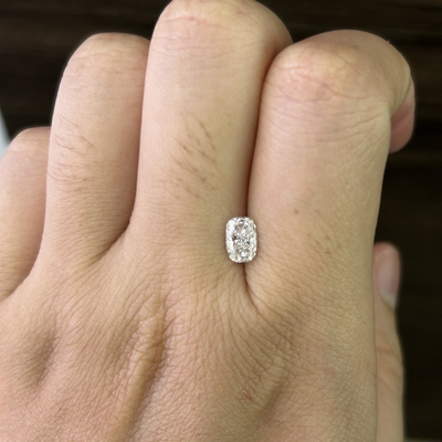 kopen 0.7CT Lab Groeide Langwerpige Kussensnij Diamant VS1 Helderheid E Kleur online manufacture