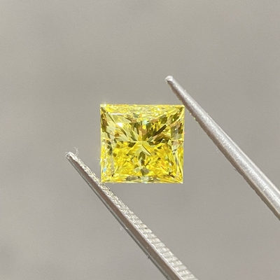 kopen VVS2 2.14ct Lab Created Canary Diamond CVD HPHT Diamond OEM online manufacture