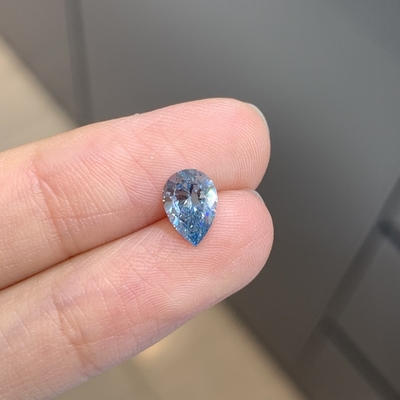 kopen 1.03ct Lab Grown Diamonds CVD Pear Cut Fancy Intense Blue VS2 2EX N IGI online manufacture