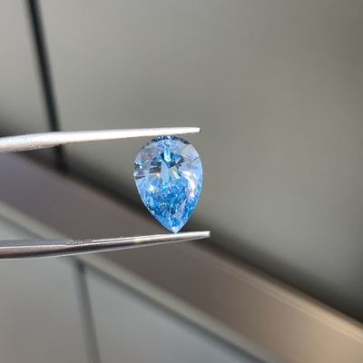 kopen 3.1ct VS1 Pear Cut Lab Diamant Fancy BLUE LG617411358 online manufacture
