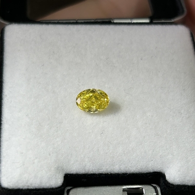 kopen 1.18ct Oval gesneden HPHT Lab Diamonds Fancy Vivid Yellow VVS2 2VG N IGI gecertificeerd online manufacture