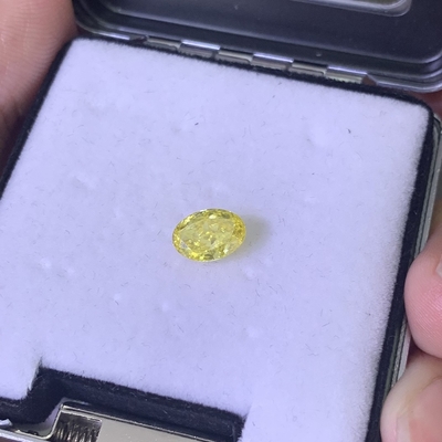 kopen 1.51ct Lab Grown Diamond Oval Cut HPHT Fancy Vivid Yellow VS1 2EX N online manufacture