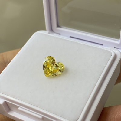 kopen 1.67CT Fancy Intense Yellow Lab Groeid VS1 EX VG CVD Lab Groeid Diamant Hart Snijding online manufacture