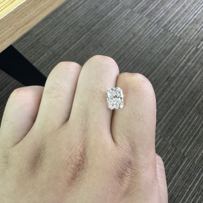 kopen 3 karaat Radiant Cut Lab Grown Diamond VS2 G IGI gecertificeerd online manufacture
