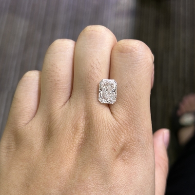 kopen 3.82 karaat Lab Created Radiant Cut Diamant CVD E Kleur VS1 Helderheid EX VG N online manufacture