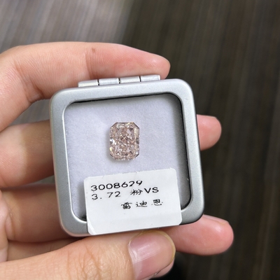 kopen 3.72ct CVD Fancy Pink Lab Grown Diamond Radiant Cut VS Clarity online manufacture