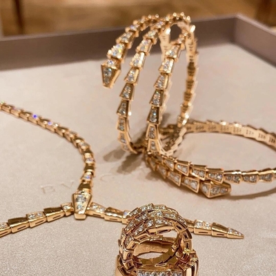 kopen 18k massiegoud slangengordel natuurlijke diamant replica sieraden SERPENTI armband online manufacture