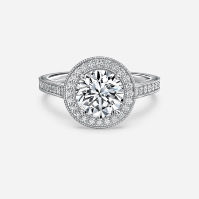 kopen IGI Lab Grown Halo Diamond Ring VVS Duidelijkheid HPHT Peer Cut online manufacture