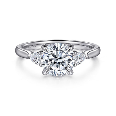 kopen Rond gesneden klassieke gegroeide diamanten laboratoriumgemaakte diamanten ringen 18K 14K 10K 9K Platina online manufacture