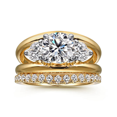 kopen 14K Platina VVS Helderheid HPHT Ronde Snijd Lab Groeide Diamant Bruidsband DEFGH Ring online manufacture