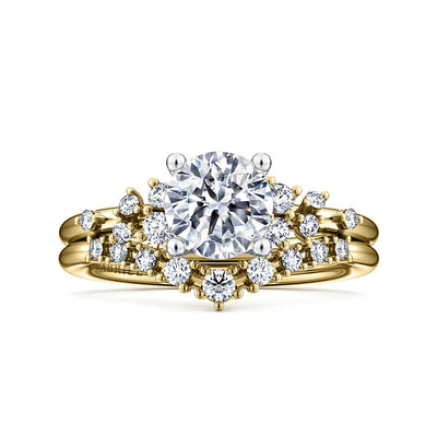 kopen Lab Diamond Wedding Band VVS duidelijkheid HPHT ronde geslepen Lab Grown diamanten ring online manufacture