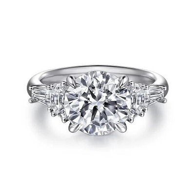 kopen Lab Diamond Wedding Band VVS duidelijkheid HPHT ronde geslepen Lab Grown diamanten ring online manufacture