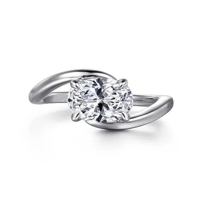 kopen Ovale trouwring 1 karaat Ovale snijwerk Lab gegroeide diamant verlovingsring online manufacture