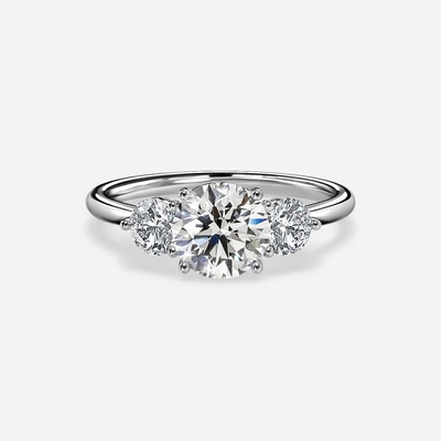 kopen VVS Helderheid HPHT Ronde snij Lab Groeide Diamanten Ring 2 karaat Custom Diamanten trouwbanden online manufacture