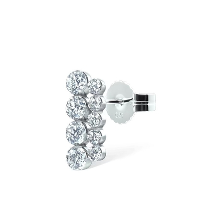 kopen 0.37 karaat Lab Created Diamond Hoop Ohrringe VVS Duidelijkheid HPHT Ronde Snijding online manufacture