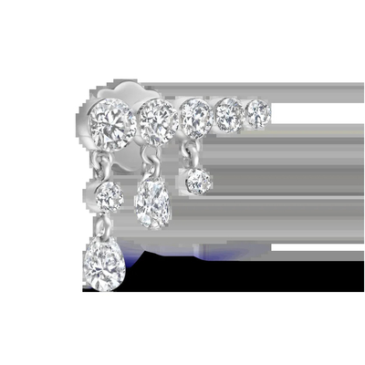 kopen 0.34 karaat Lab Created Diamond Hoop Ohrringe VVS Duidelijkheid HPHT Ronde Snijding online manufacture