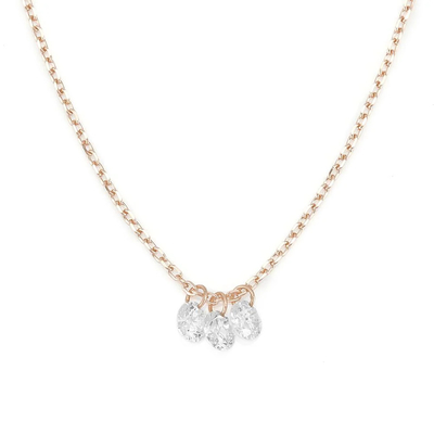 kopen DEFGH 18K 14K 10K Solid Gold Clarity CVD Round Cut Bezel Lab Grown Diamond Necklace online manufacture