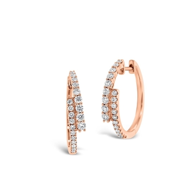 kopen 0.28 karaat Lab Created Diamond Hoop Ohrringe VVS Duidelijkheid HPHT Ronde Snijding online manufacture