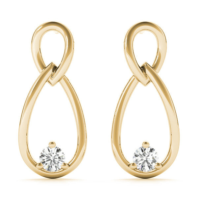 kopen 0.14 karaat Lab Created Diamond Hoop Ohrringe VVS Duidelijkheid HPHT Marquee Cut online manufacture