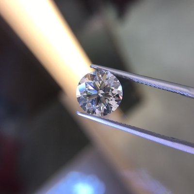 Rond gesneden 1,53 karaat E VS2 ID EX CVD HPHT Lab gegroeide diamanten