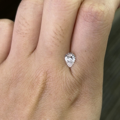 0.82 Helderheid F Kleur VS2 Helderheid 2EX CVD Laboratorium gegroeide Diamanten Peer Cut