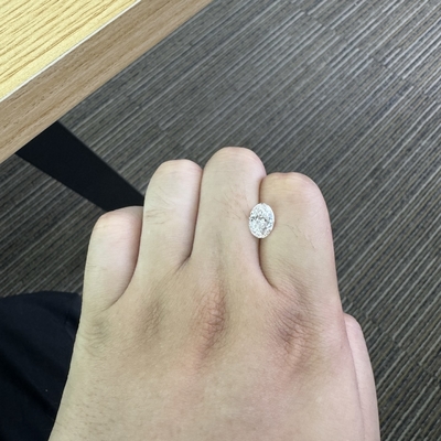 2.09ct Goedkope Lab Grown Diamonds VS1 Helderheid E Kleur Ovale vorm